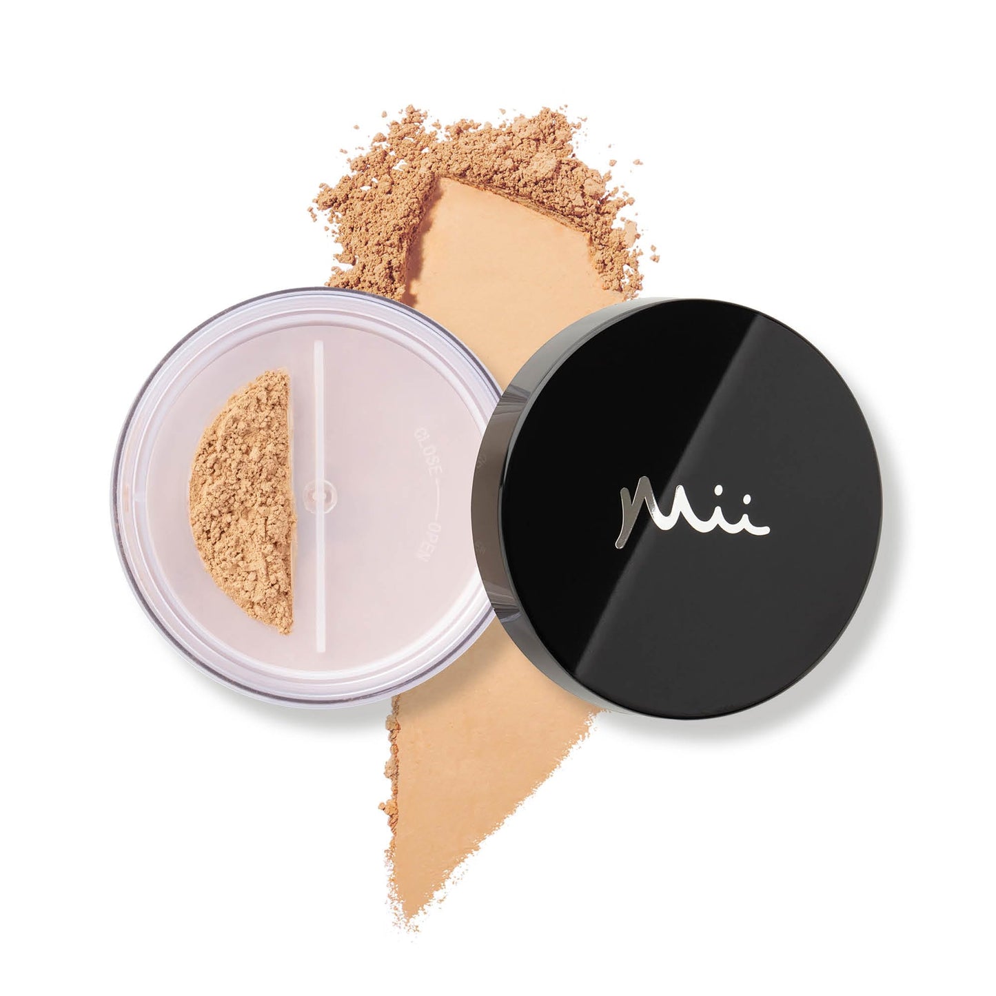 Mii Cosmetics Irresistible Face Base | 100% Pure Mineral Foundation | Award-Winning Face Powder Foundation | Vegan Formula, SPF 30 | Buildable Coverage | Flawless Finish | Precious 01 | 8g
