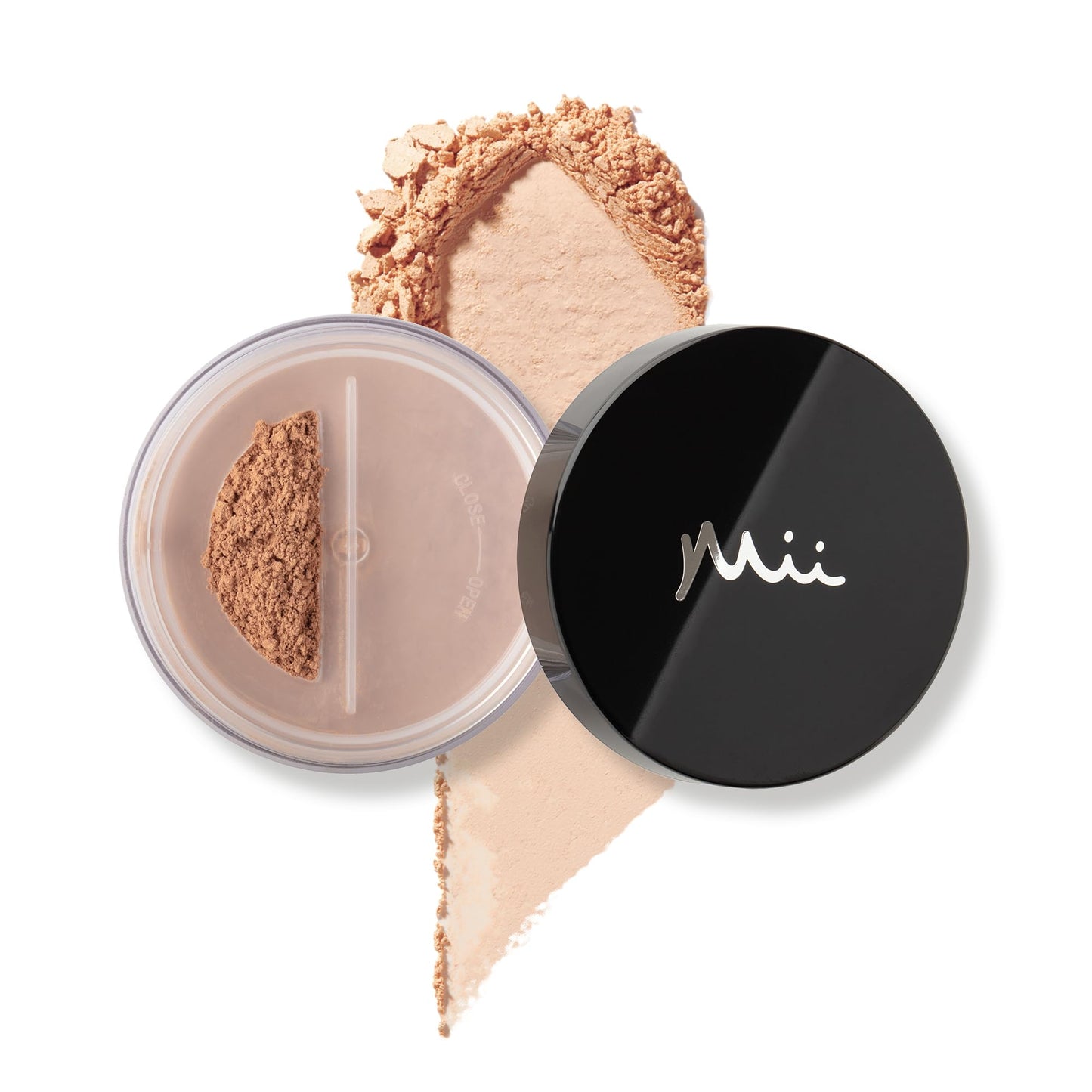 Mii Cosmetics Irresistible Face Base | 100% Pure Mineral Foundation | Award-Winning Face Powder Foundation | Vegan Formula, SPF 30 | Buildable Coverage | Flawless Finish | Precious 01 | 8g