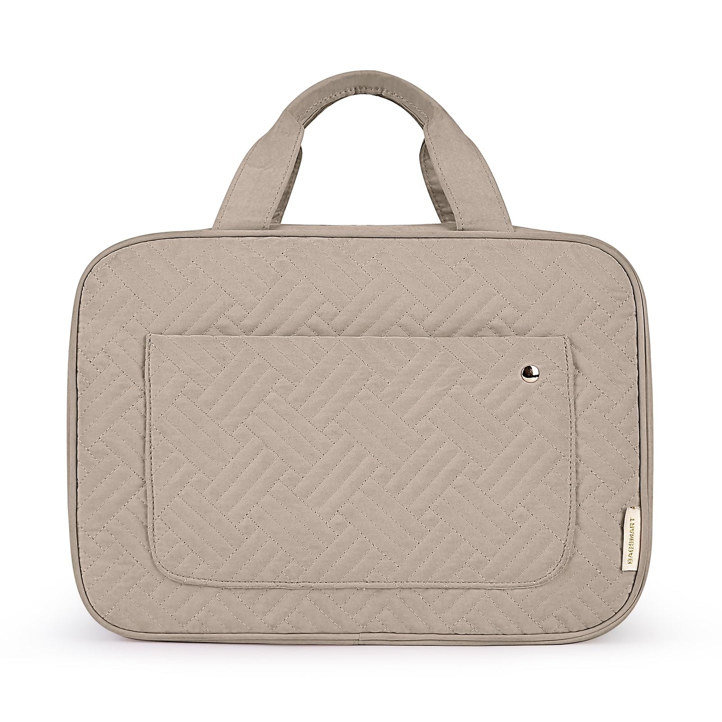 BAGSMART Large Hanging Toiletry Bag Travel Toiletry Bag Cosmetic Bag for Women, Black-Size L