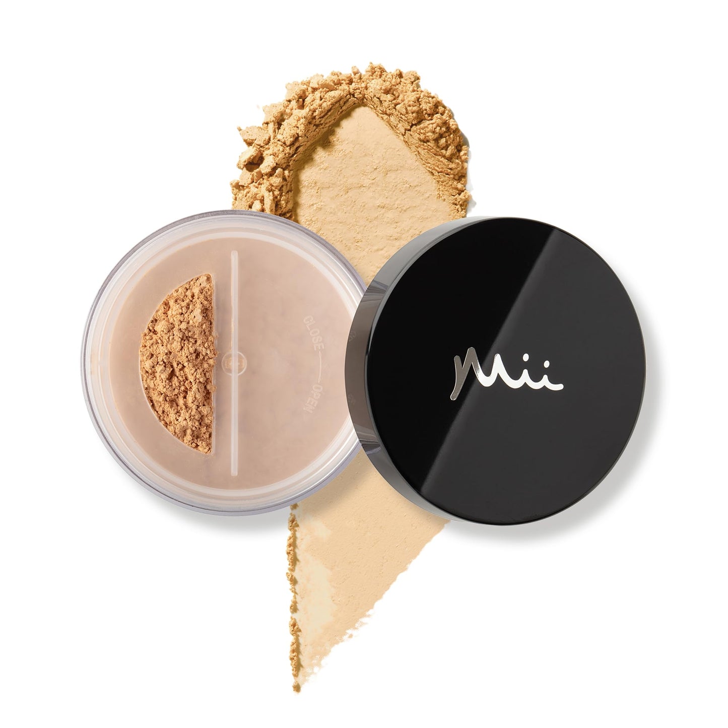 Mii Cosmetics Irresistible Face Base | 100% Pure Mineral Foundation | Award-Winning Face Powder Foundation | Vegan Formula, SPF 30 | Buildable Coverage | Flawless Finish | Precious 01 | 8g