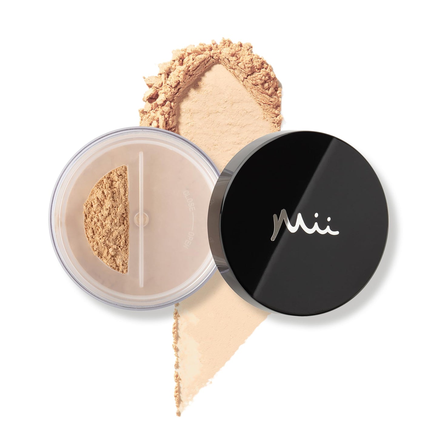 Mii Cosmetics Irresistible Face Base | 100% Pure Mineral Foundation | Award-Winning Face Powder Foundation | Vegan Formula, SPF 30 | Buildable Coverage | Flawless Finish | Precious 01 | 8g