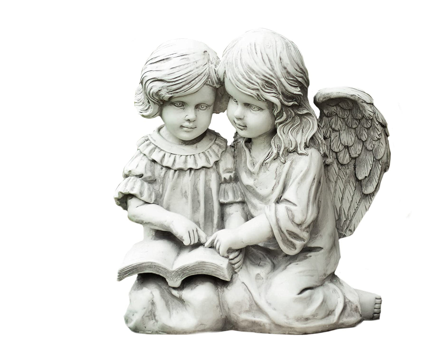 Garden Mile Stone Effect Animal Garden Statue Kissing Monkeys Sitting Monkeys Sculptures Patio Pond & Garden Ornaments Outdoor Home Outdoor Decor Living Room Decor