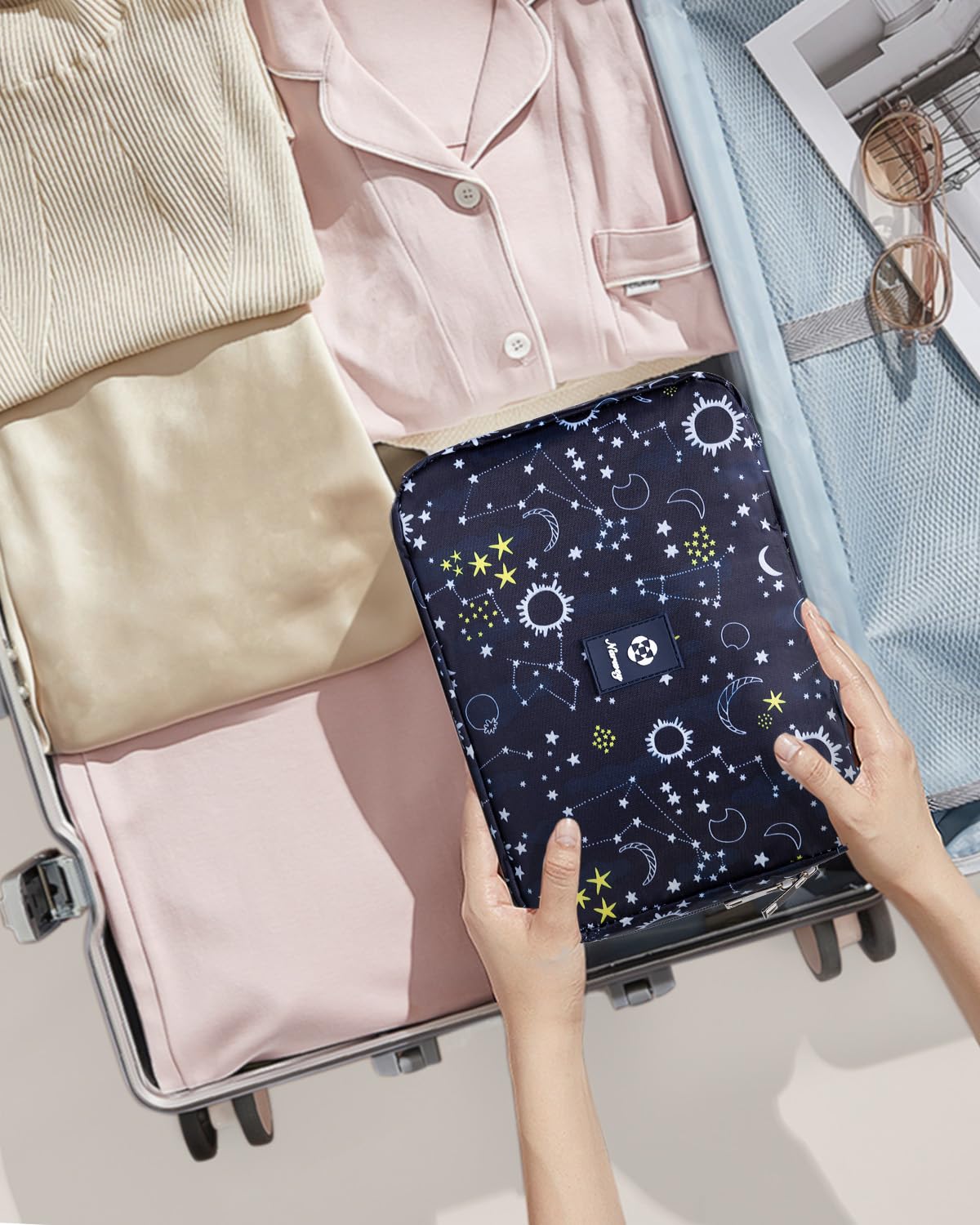 Travel Hanging Toiletry Wash Bag Makeup Cosmetic Organizer for Women Girls Kids Waterproof