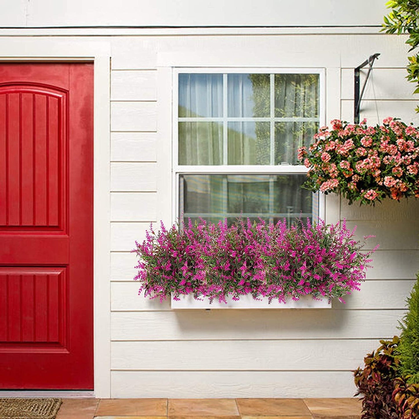 12 Bundles Artificial Fall Flowers No Fade Faux Autumn Plants,Fake Indoor Outdoor Greenery for Thanksgiving Christmas Wedding Party Home Garden Décor (Autumn)