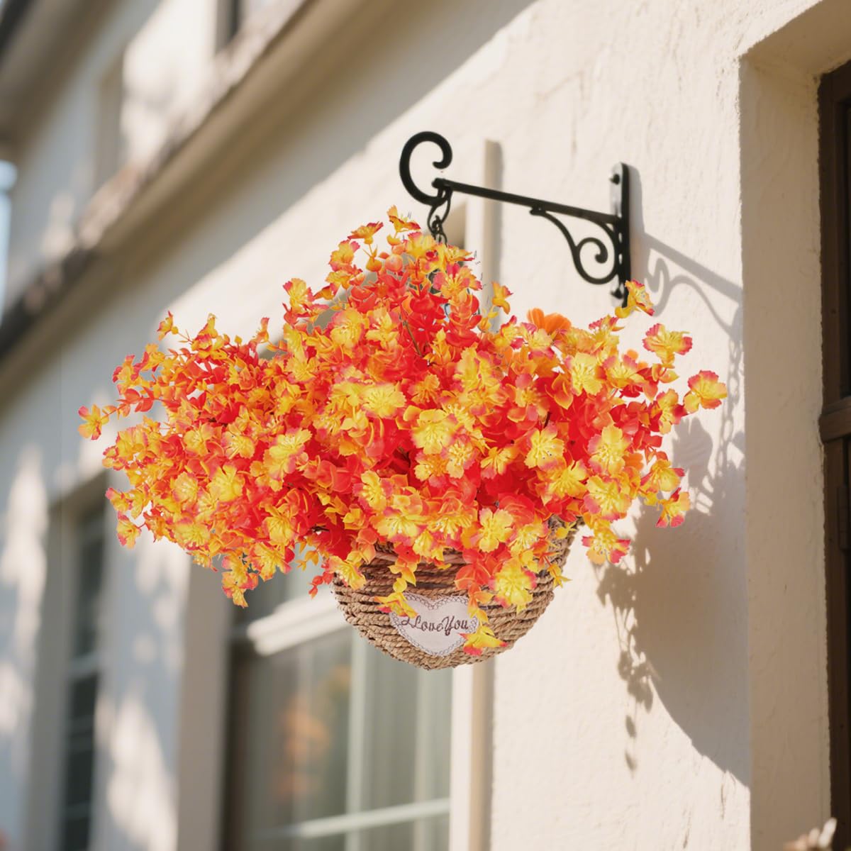 12 Bundles Artificial Fall Flowers No Fade Faux Autumn Plants,Fake Indoor Outdoor Greenery for Thanksgiving Christmas Wedding Party Home Garden Décor (Autumn)