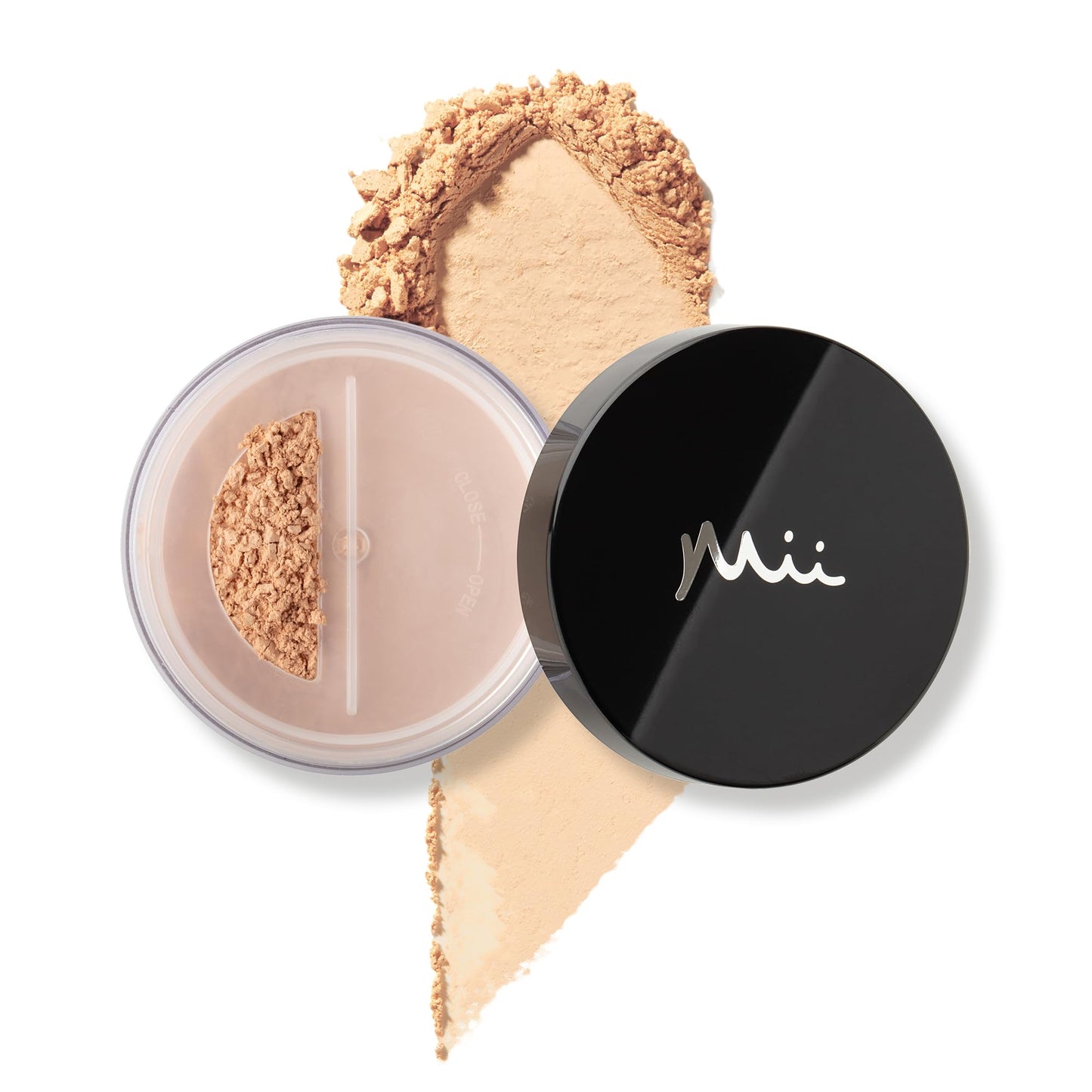Mii Cosmetics Irresistible Face Base | 100% Pure Mineral Foundation | Award-Winning Face Powder Foundation | Vegan Formula, SPF 30 | Buildable Coverage | Flawless Finish | Precious 01 | 8g
