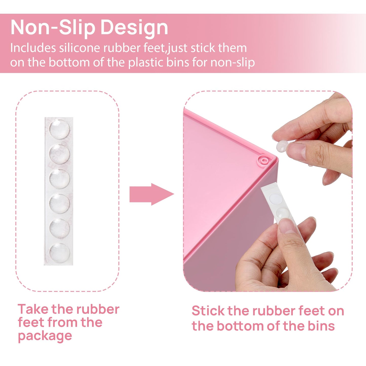 Vtopmart 3 Pack Clear Small Stackable Storage Drawers, Acrylic Bathroom Makeup Organiser, Plastic Storage Box For Vanity, Under Sink, Kitchen Cupboard, Pantry, Home Organization