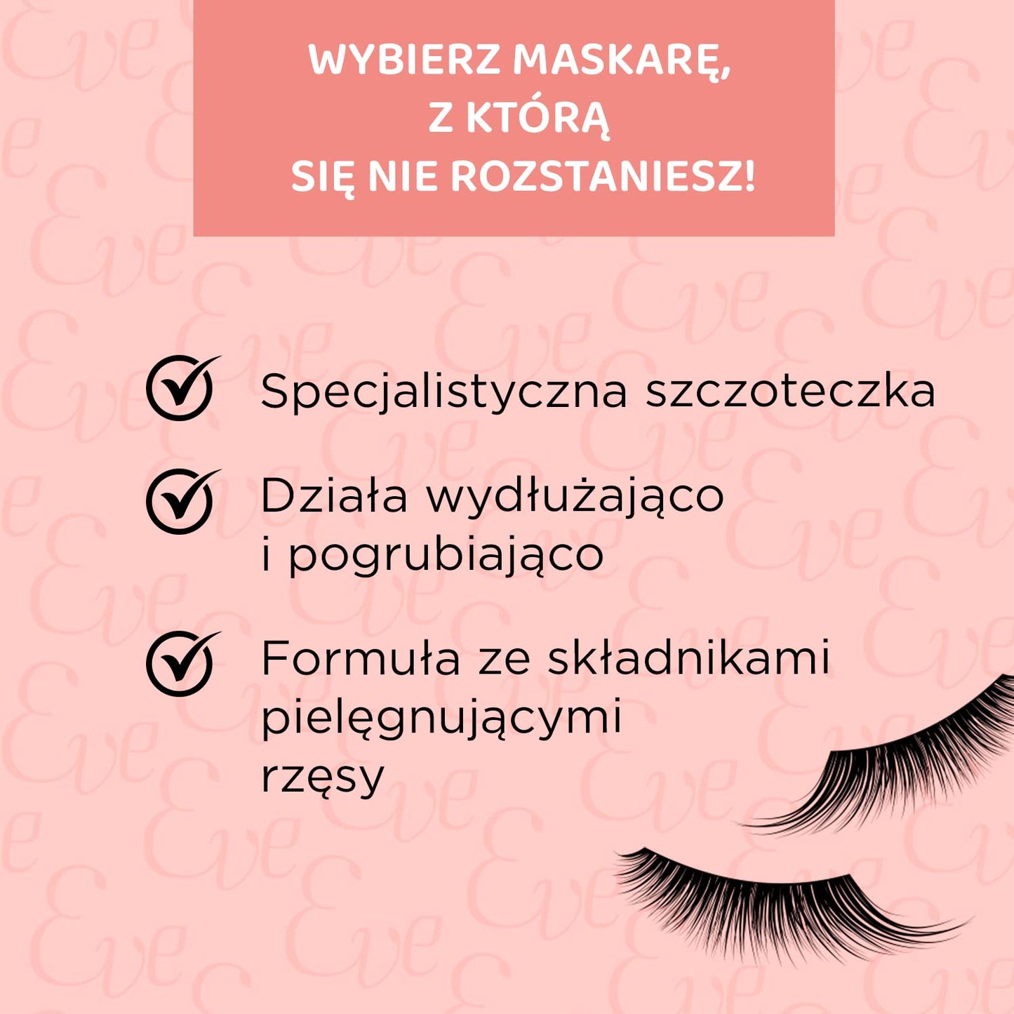 Eveline Cosmetics Volumix Fiberlast Eveline Cosmetics Mascara - Volumizing, Lifting & Separating 360° Effect with Fiberlast Formula