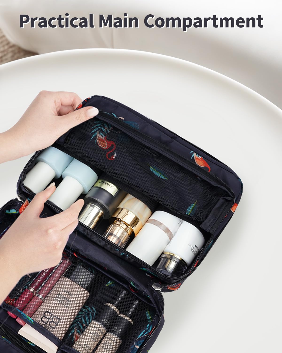 Travel Hanging Toiletry Wash Bag Makeup Cosmetic Organizer for Women Girls Kids Waterproof