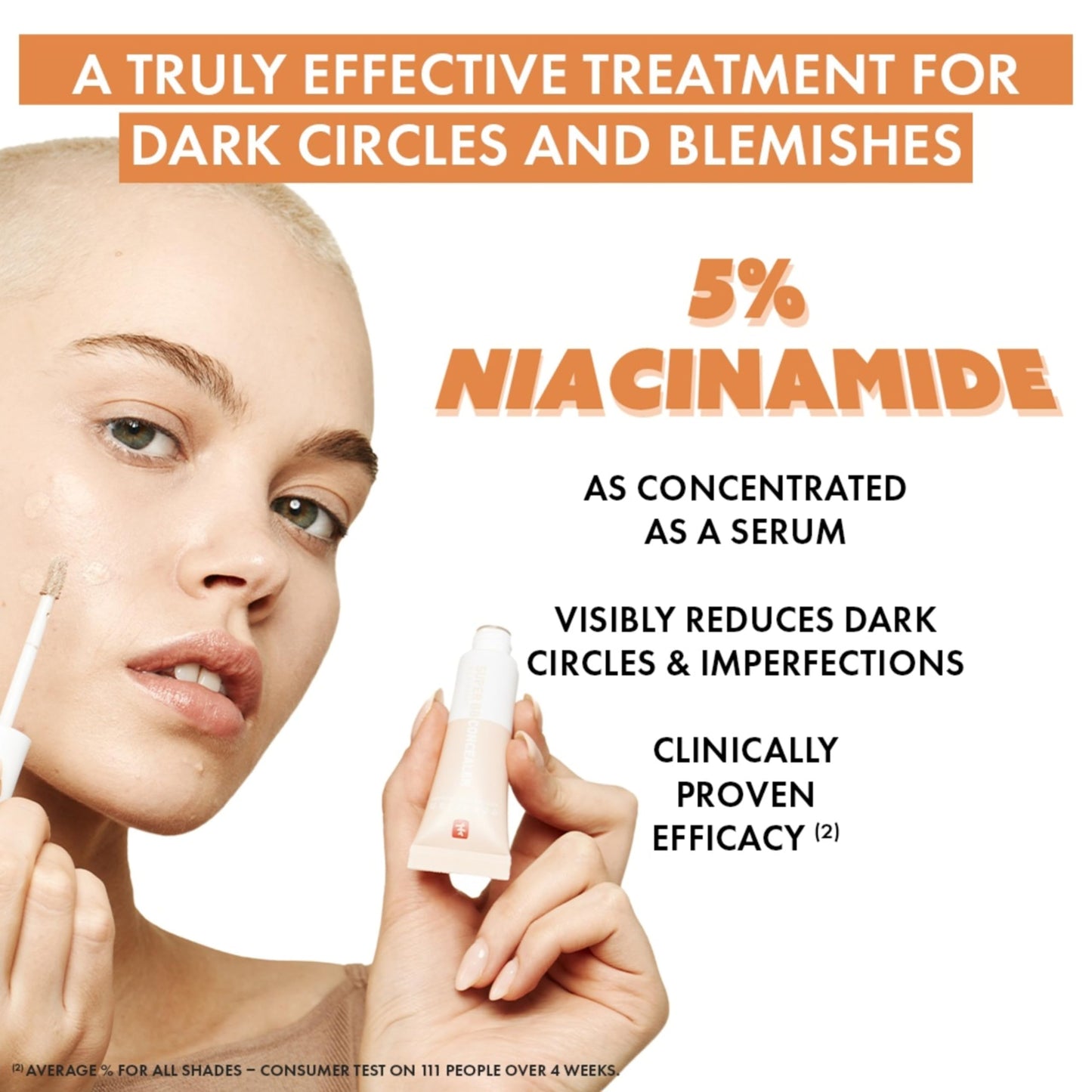 Erborian - Super BB CONCEALER - High coverage concealer enriched with Niacinamide and SPF 25 - Moisturizing eye corrector, natural finish - Korean Cosmetic