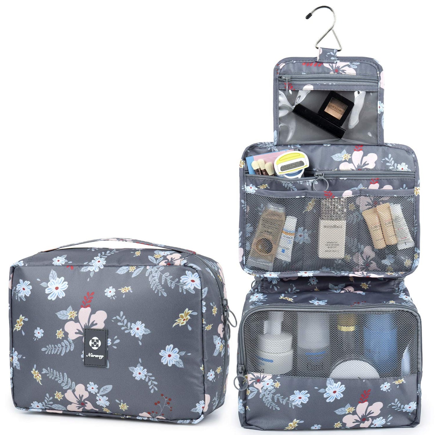 Travel Hanging Toiletry Wash Bag Makeup Cosmetic Organizer for Women Girls Kids Waterproof
