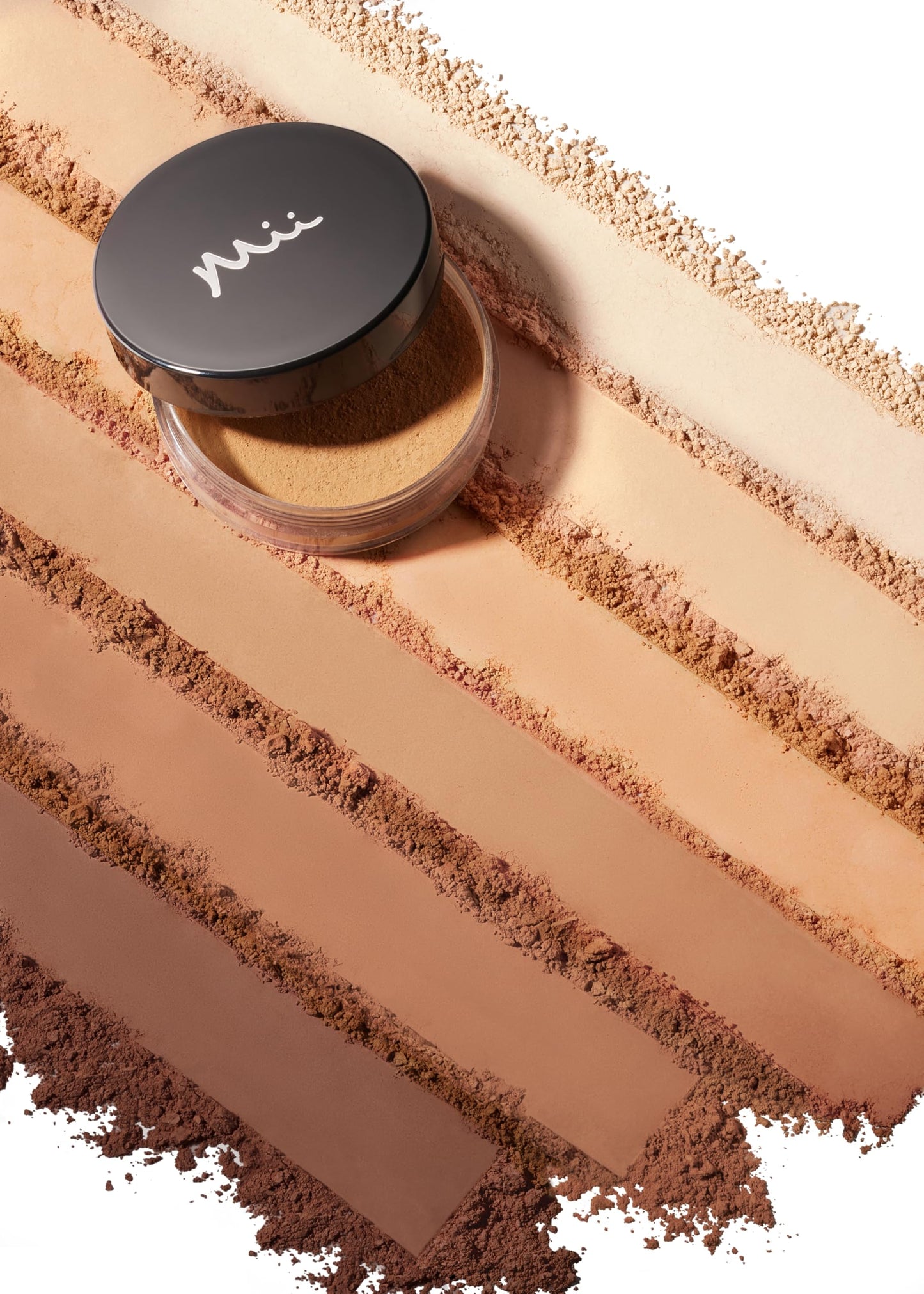 Mii Cosmetics Irresistible Face Base | 100% Pure Mineral Foundation | Award-Winning Face Powder Foundation | Vegan Formula, SPF 30 | Buildable Coverage | Flawless Finish | Precious 01 | 8g