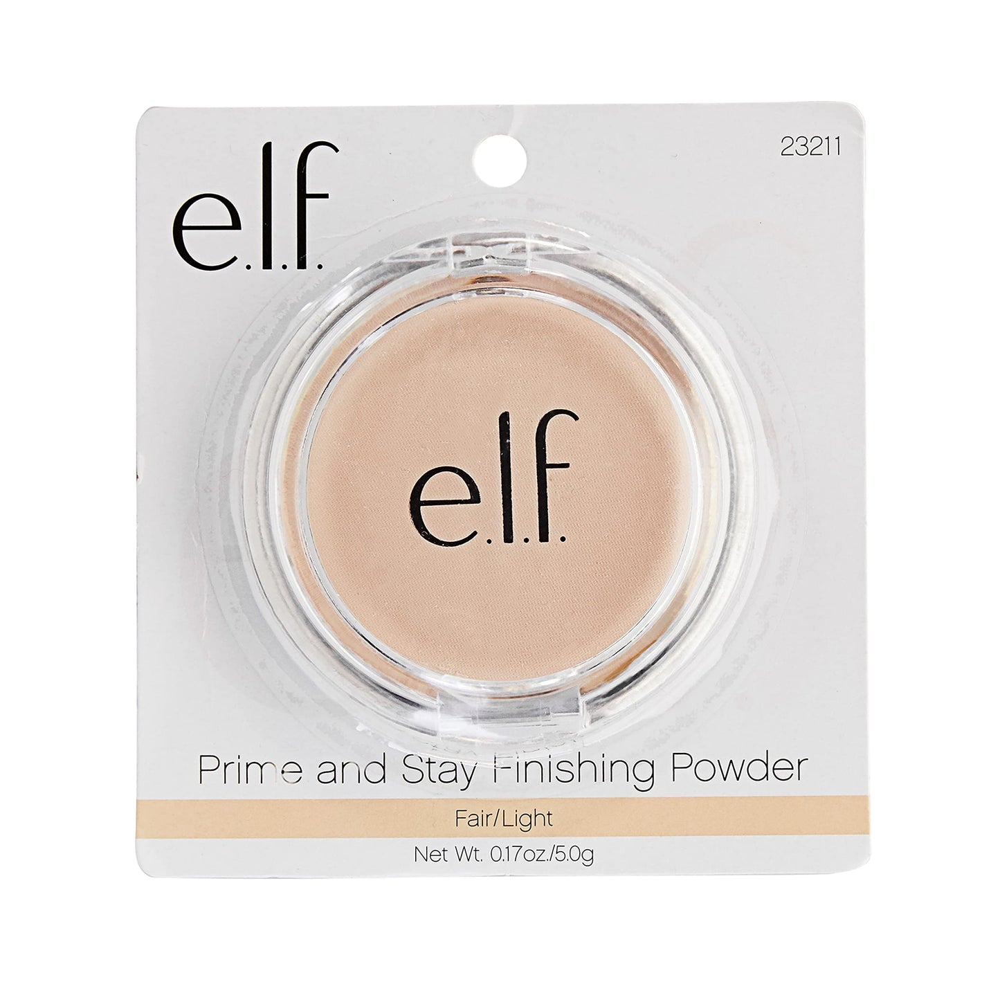 e.l.f. Prime & Stay Finishing Powder, Lightweight, Tinted, Long Lasting, Blurs Imperfections, Smooths Fine Lines, Controls Shine, Sets Makeup, Sheer 5g
