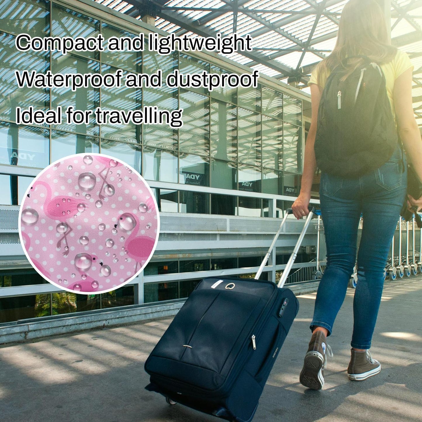 Tabanzhe Small Cosmetic Bag-Travel Makeup Bag Make Up Pouch for Women Girls Cute Pink Toiletry Bag Waterproof Portable Cosmetics Storage Pouch Purse