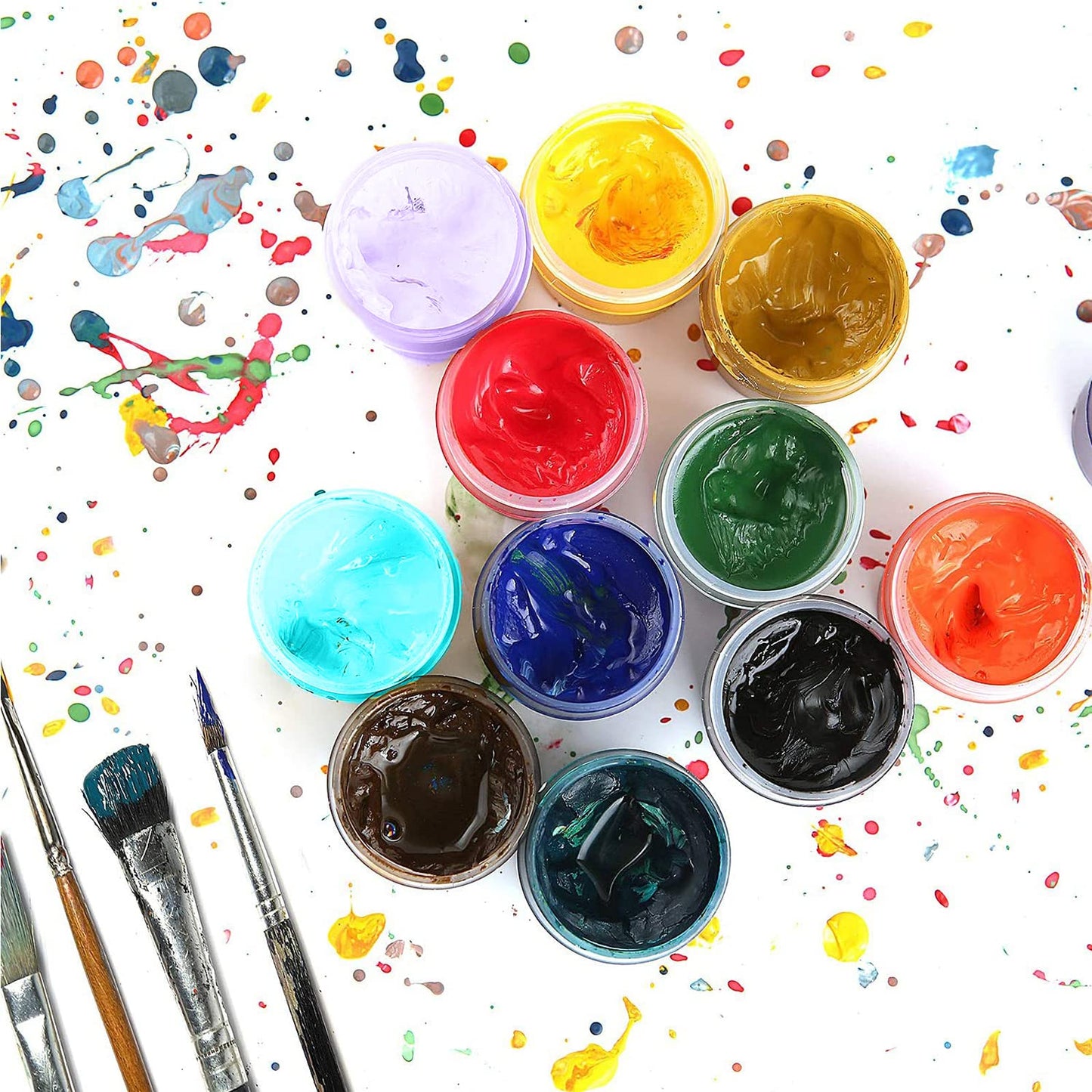 Alledomain 6PCS 100ML Clear Round Cosmetic Containers Cream Jars with Inner Liners & Aluminum Alloy Lids - Travel Jars for Storing Lip, Body Scrub, Lotion, Powder, Ointment, Makeup