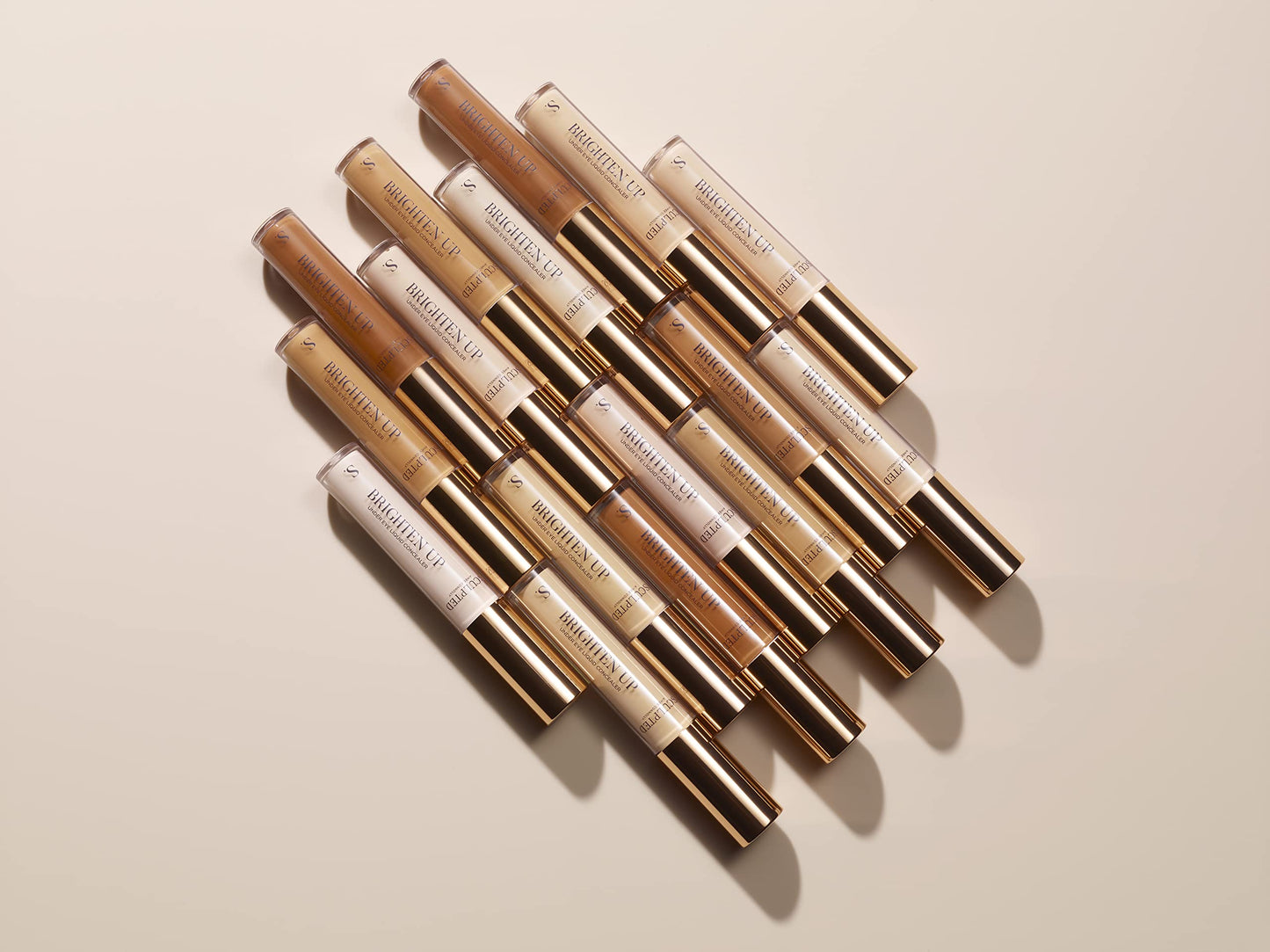 Brighten Up Under Eye Concealer from Sculpted by Aimee (Caramel) - 5ml Light Coverage Mineral Liquid Makeup Concealer for Hydrating Delicate Skin & Dark Circles with Niacinamide and Hyaluronic Acid