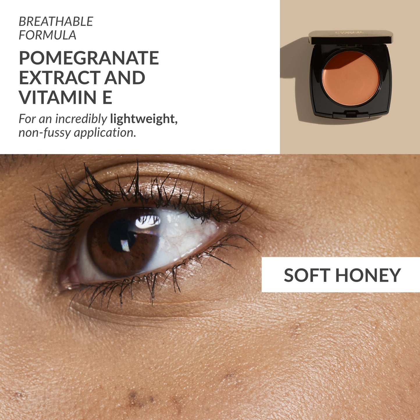 Avon True Flawless Cream To Powder Compact 3-in-1 Concealer, Foundation & Powder Nude - True Blue IQ Colour Technology