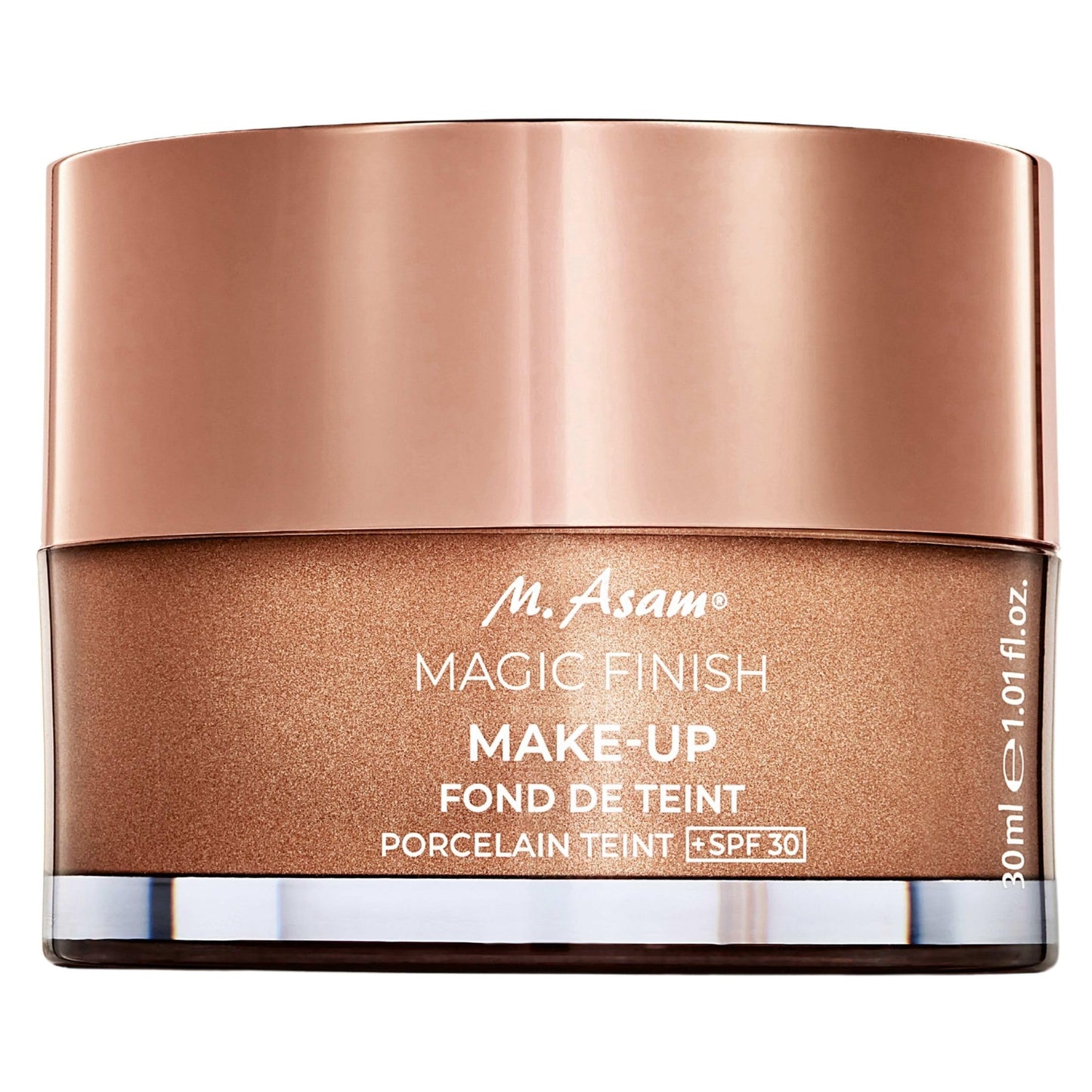 M. Asam Magic Finish Deep Teint Make-Up Mousse (1.01 Fl Oz) – 4in1 Primer, Foundation, Concealer & Powder With Buildable Coverage, Hides Redness And Dark Spots, Vegan, For Deeper Skin Tones