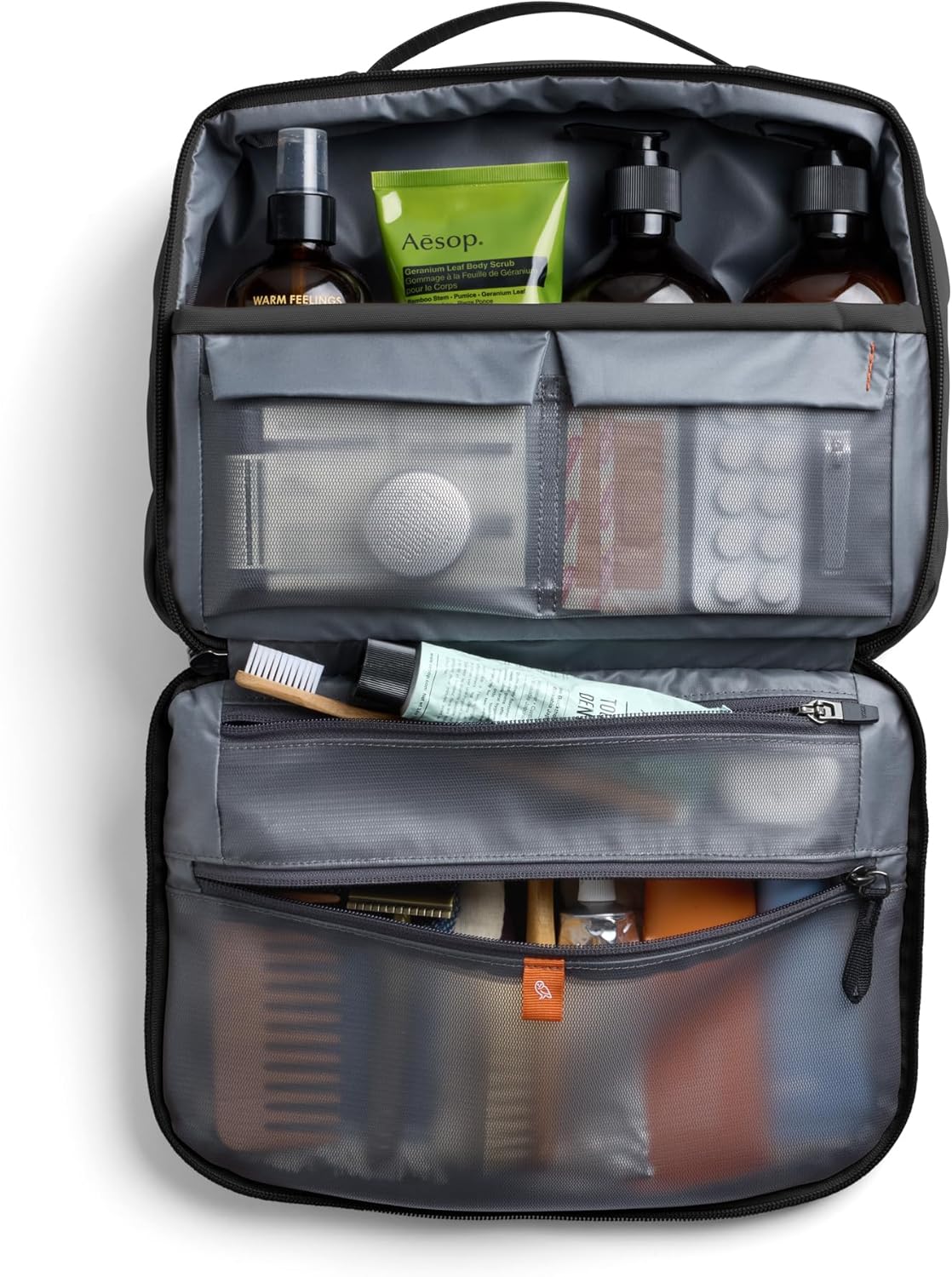 Bellroy Hanging Toiletry Kit Plus (8 liter travel hanging toiletry bag) - Black