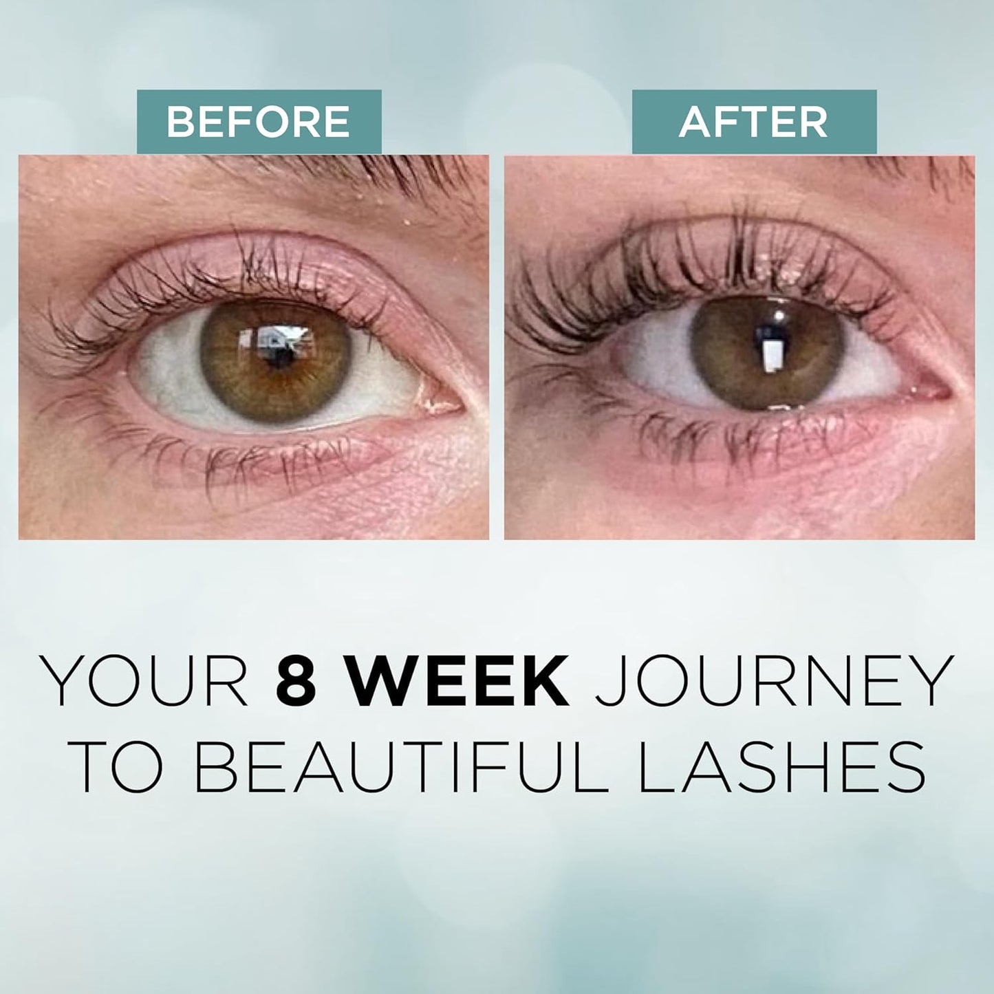 TRINSIC Natural Lash Serum - Rapid Growth with Multi-Peptide, Biotin & Hyaluronic Acid - Enhancing & Conditioning Eyelash Serum for Thicker, Longer & Healthier Lashes - Gentle & Safe Advanced Formula