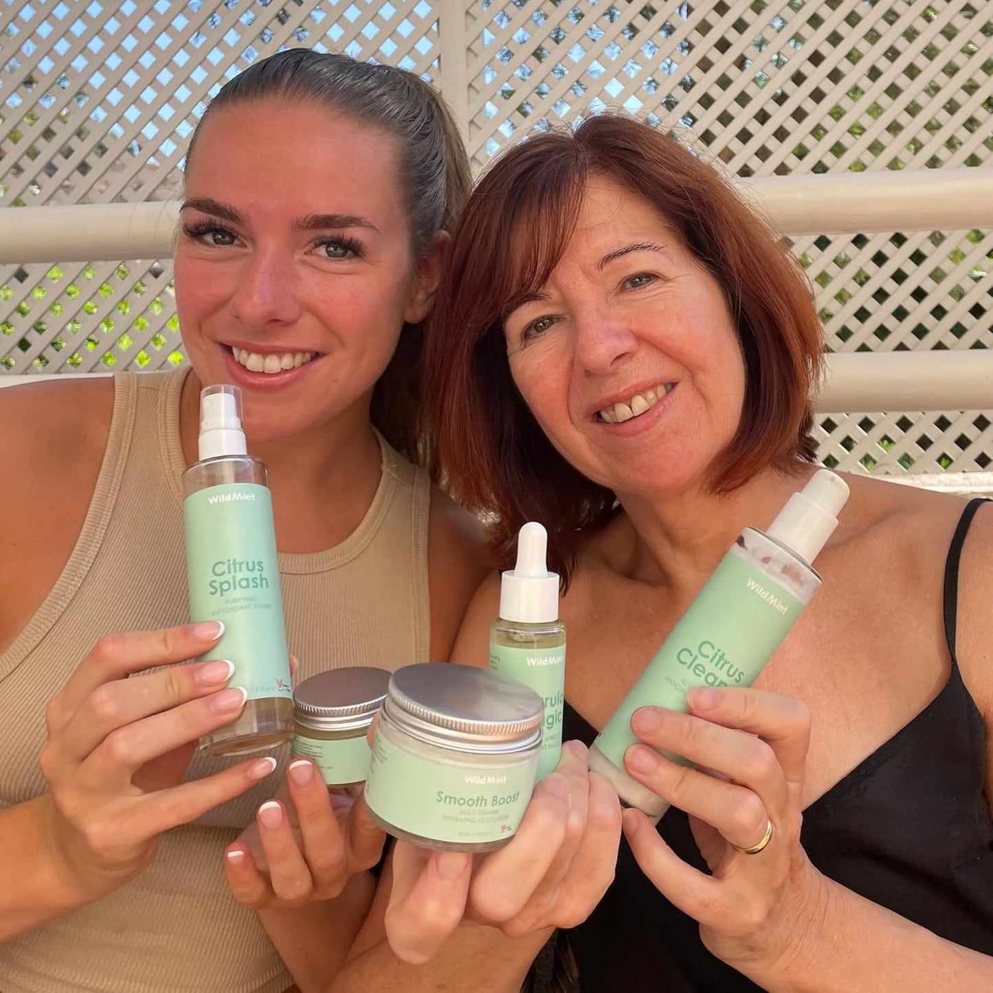 WildMint 5-Step Clear Skin Kit | Antioxidant Cleanser, Toner, Serum, Face Oil & Moisturiser | Natural Skincare for Menopause, Hormonal Acne, Dark Spots, Dryness & Mature Skin | UK Vegan & Cruelty-Free