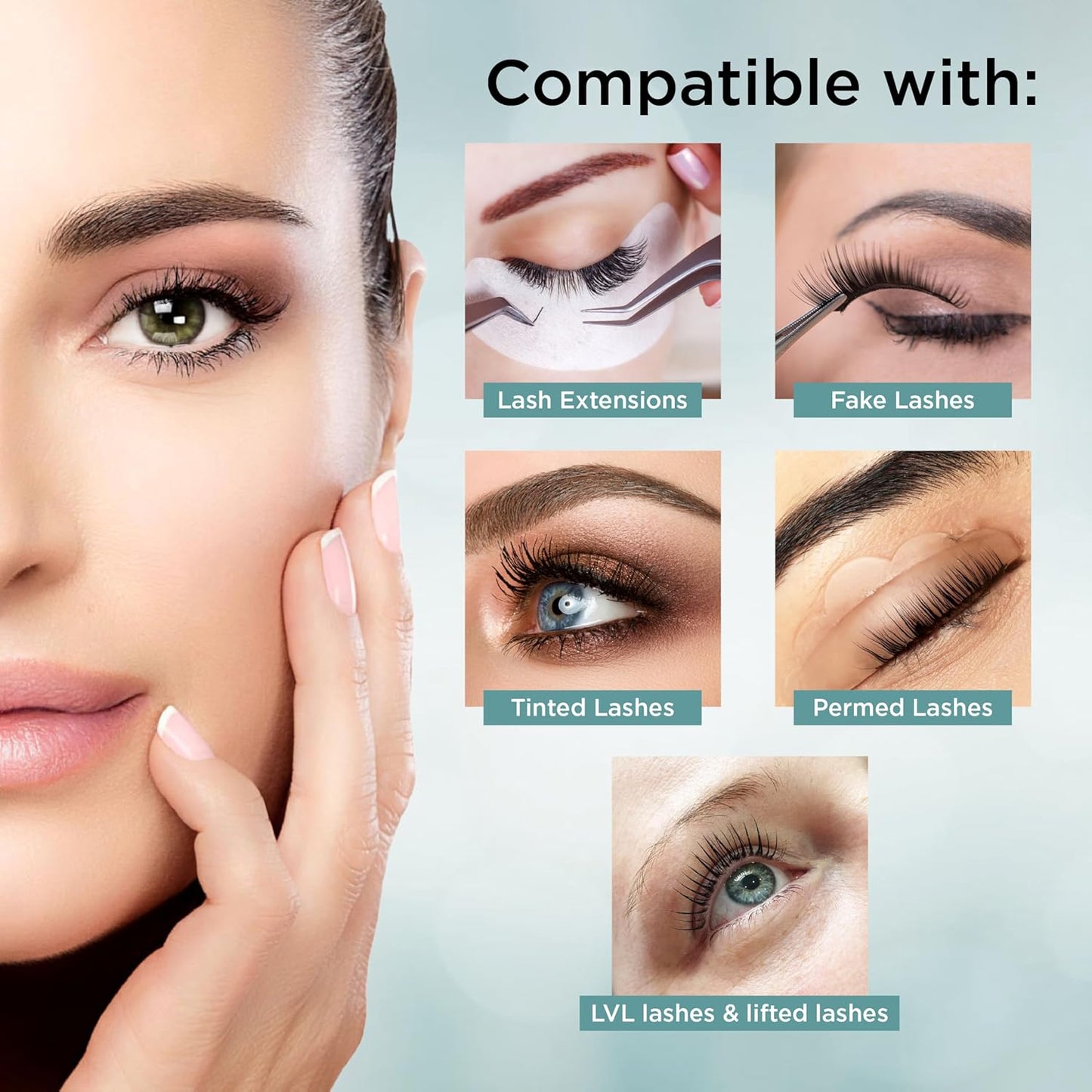 TRINSIC Natural Lash Serum - Rapid Growth with Multi-Peptide, Biotin & Hyaluronic Acid - Enhancing & Conditioning Eyelash Serum for Thicker, Longer & Healthier Lashes - Gentle & Safe Advanced Formula