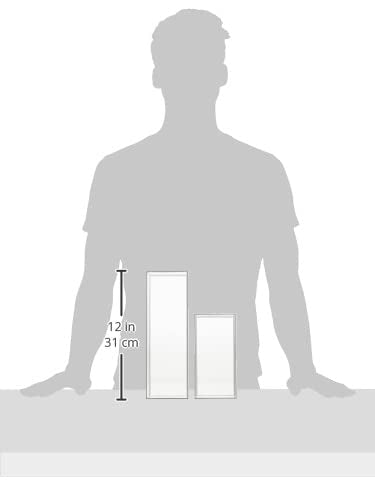 iDesign Storage Drawer from the Signature Series by Sarah Tanno, Rectangular PET Makeup Tray for Beauty Products, Cosmetic Organiser System, Clear/Matte White, 10.2 cm x 20.3 cm x 5 cm