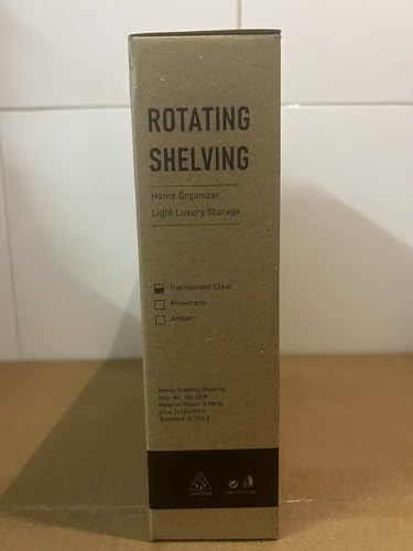 Makeup Organizer for Vanity 360 Rotating, Large Capacity Cosmetic Organisers for Lipsticks, Jewelry, Nail Care, Skincare, Perfume, Ideal Desk Organizer for Dresser, Bathroom and Kitchen(Gold, 1 Tier)