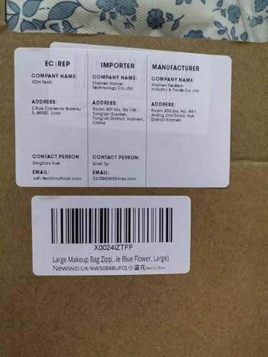 Large Makeup Bag Zipper Pouch Travel Cosmetic Organizer for Women (Mint Green Checkerboard, Large)