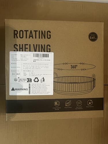 Makeup Organizer for Vanity 360 Rotating, Large Capacity Cosmetic Organisers for Lipsticks, Jewelry, Nail Care, Skincare, Perfume, Ideal Desk Organizer for Dresser, Bathroom and Kitchen(Gold, 1 Tier)