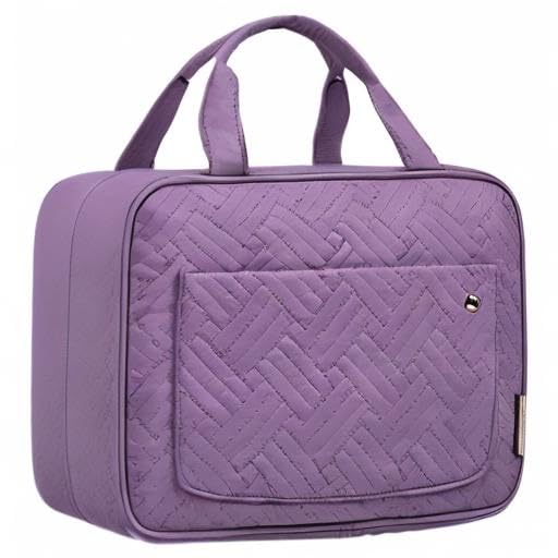 BAGSMART Large Hanging Toiletry Bag Travel Toiletry Bag Cosmetic Bag for Women, Black-Size L