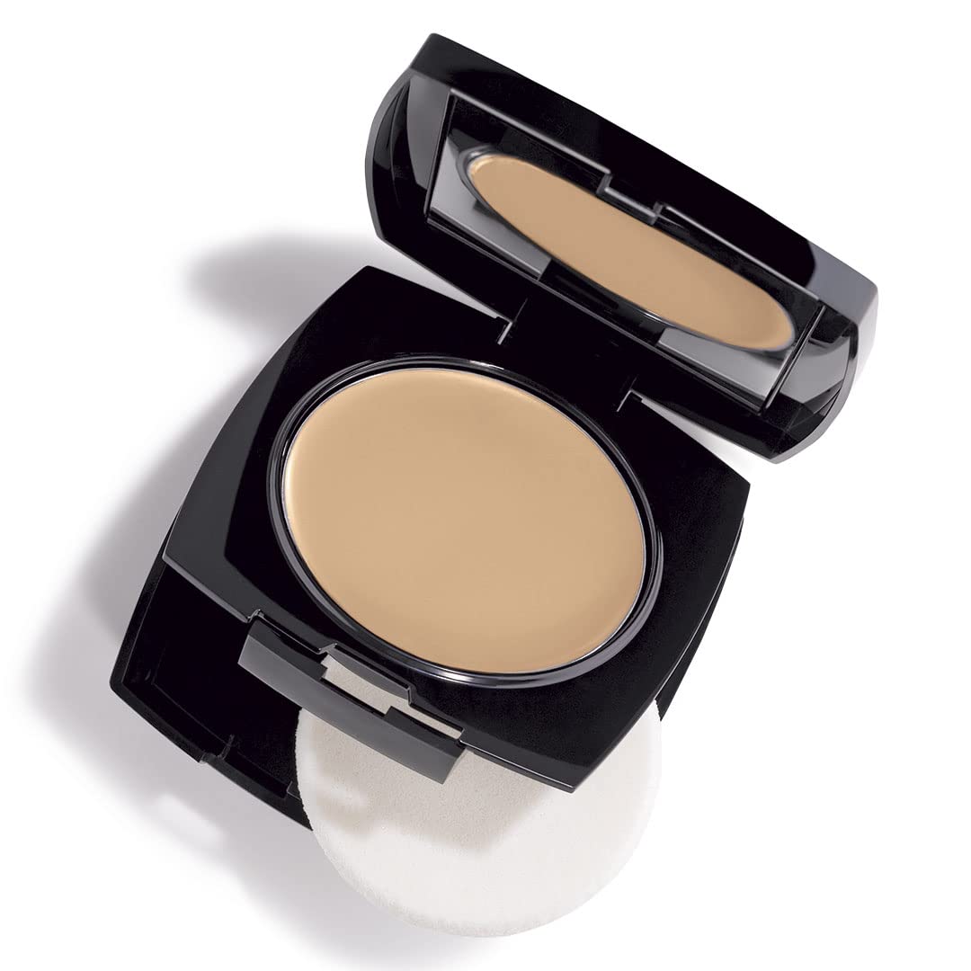 Avon True Flawless Cream To Powder Compact 3-in-1 Concealer, Foundation & Powder Nude - True Blue IQ Colour Technology