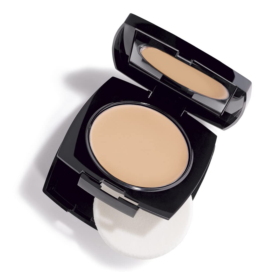 Avon True Flawless Cream To Powder Compact 3-in-1 Concealer, Foundation & Powder Nude - True Blue IQ Colour Technology