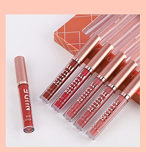 12 Pcs Hydrating Lip Oils + Lip Liner Pencil Combo Sets, Nude Lipliner Glass Lip Glosses Long Lasting Non-Fading Waterproof Lip Makeup Set Gift For Women