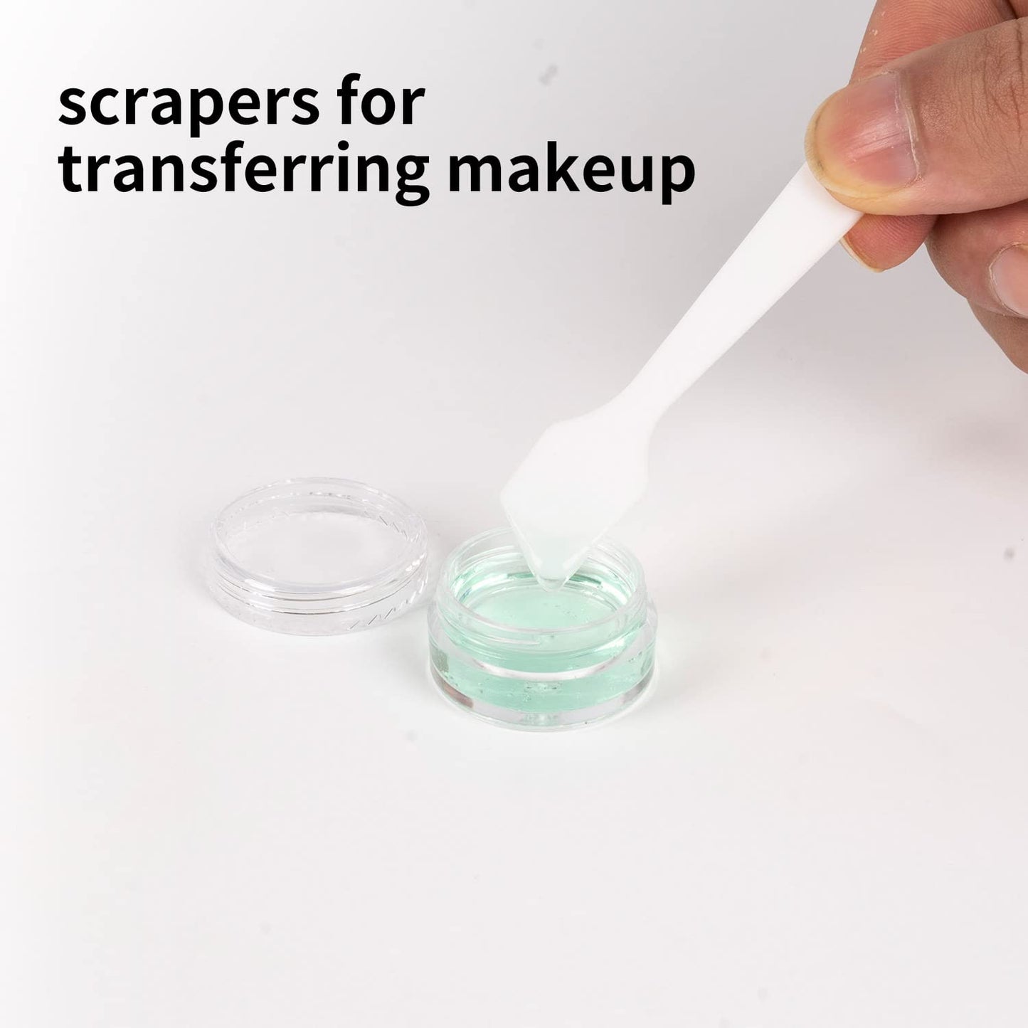 70 Pcs Empty Plastic Cosmetic Jars, 5ml Sample Containers Pots Bottles,sample pots for cosmetics, Travel Cosmetic Jar Pots with Lids,travel pots for cream,travel cream pots for toiletries