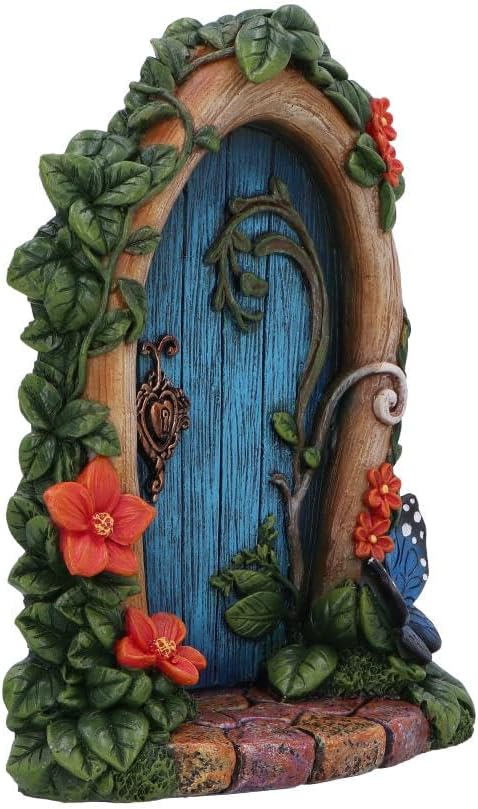 Nemesis Now Fairy Door – Enchanting Resin Fairy Door Fantasy Home Decor for Home and Garden - Fae's Forest Welcome