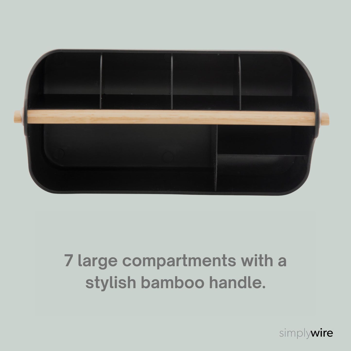 simplywire – Makeup Storage Organiser – Bathroom Caddy – White