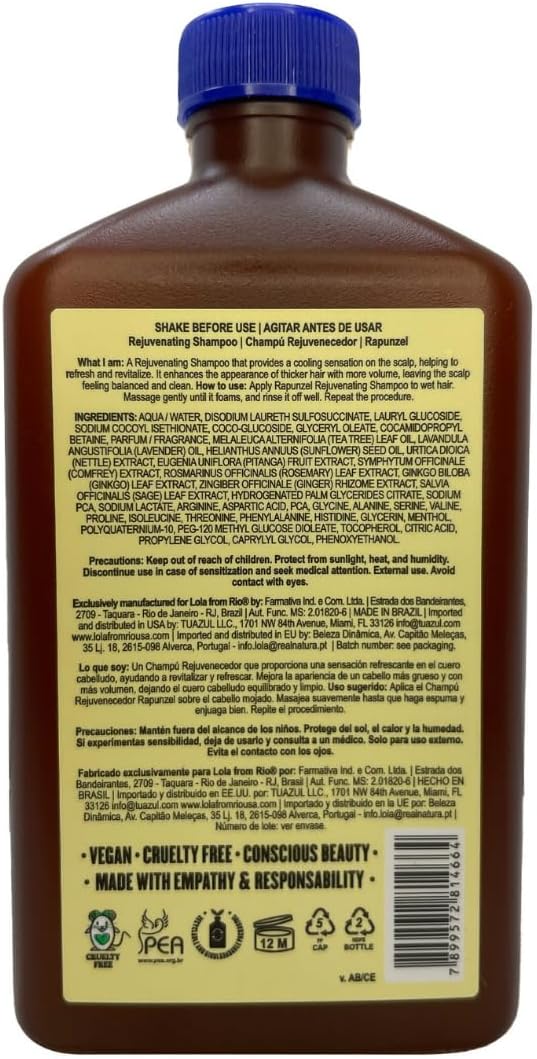 Linha Rapunzel Lola Brasil Shampoo 250ml