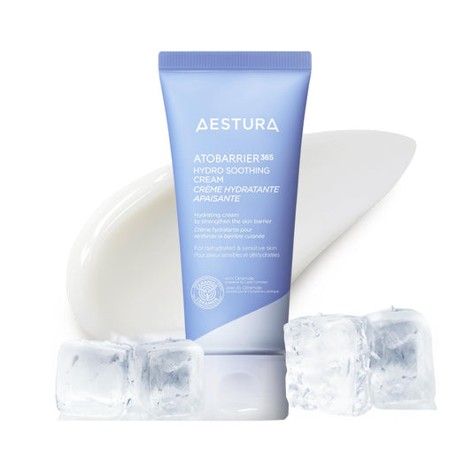 AESTURA ATOBARRIER365 HYDRO SOOTHING CREAM | Lightweight Gel Cream | Facial Moisturizer for Oily and Sensitive Skin | Dermatologist Tested | 60mL