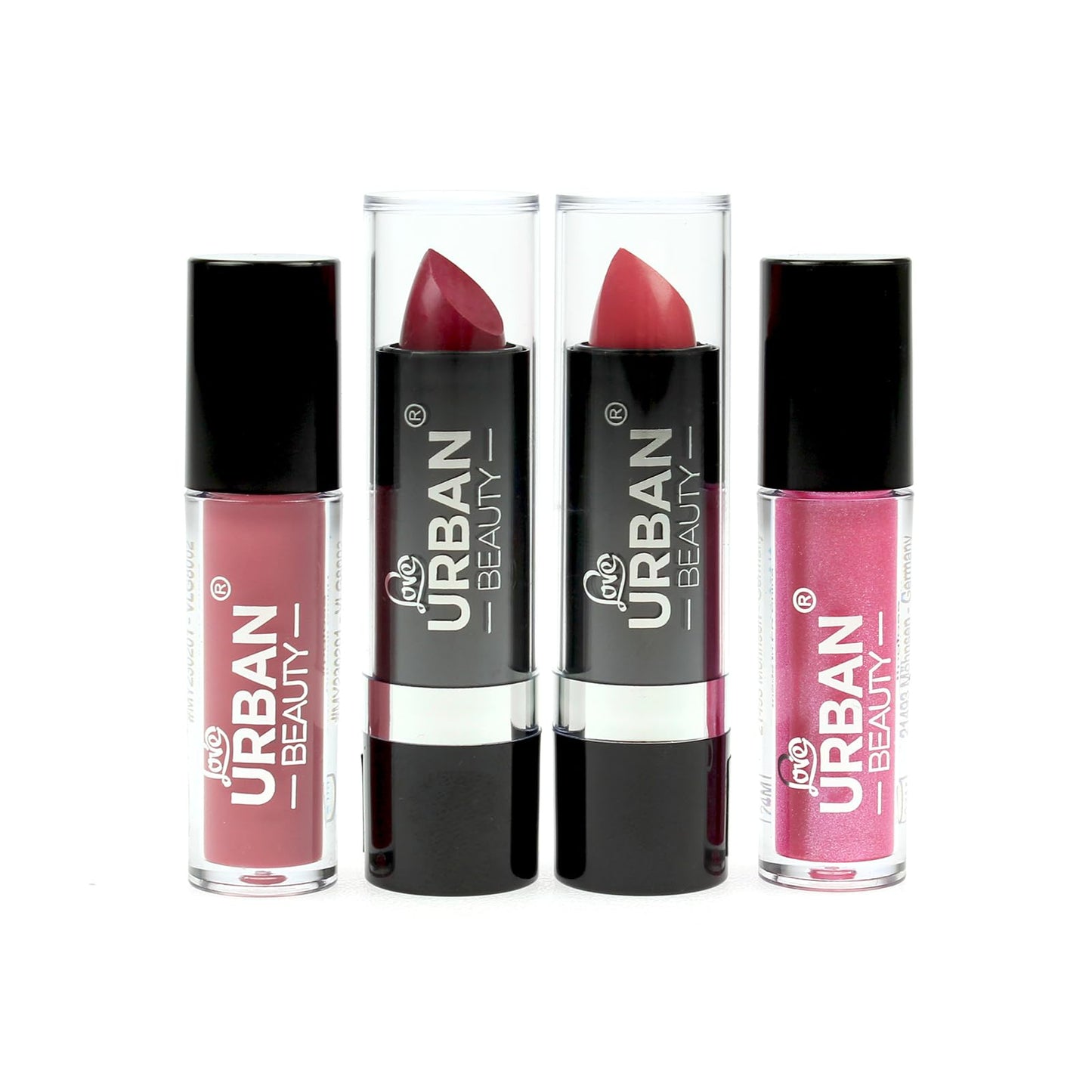 LOVE URBAN BEAUTY Dazzling Makeup Case – 60-Piece Makeup and Nail Set for Teenagers – Elegant Silver Box – Compact and Lightweight Design – Travel-Friendly Women’s Makeup Set