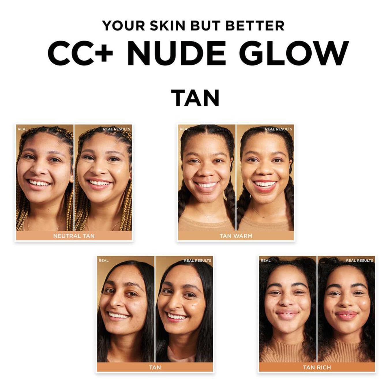IT Cosmetics Your Skin But Better CC+ Cream Nude Glow, SPF 40, Lightweight Medium Coverage Foundation with 90% Skincare Base & 2% Niacinamide, for Brighter, Hydrated Skin, 32Ml