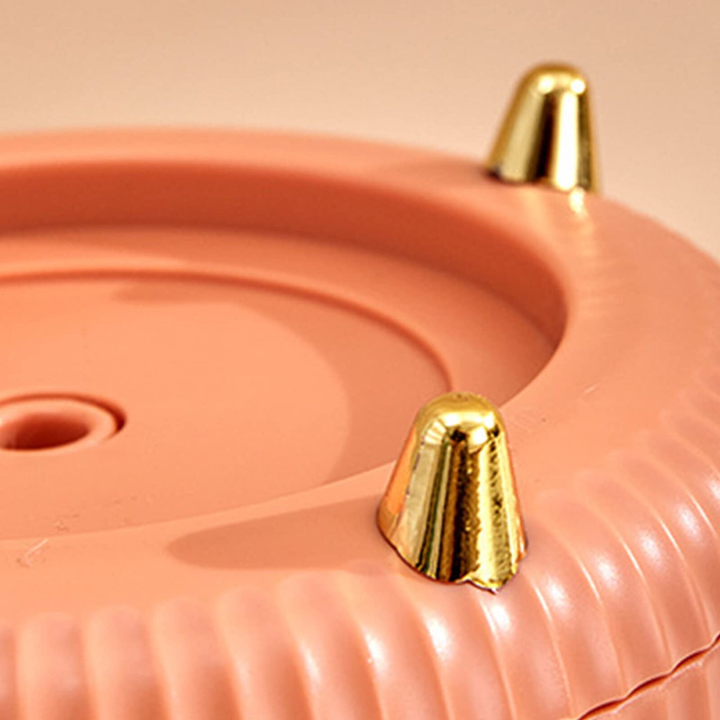 Rotating Makeup Brush Organizer Spinning Make up Brush Stand Holder 5 Slot Decorative Stationery Storage Boxes Cosmetics Display Organiser for Brushes Lipsticks Pencils Comb