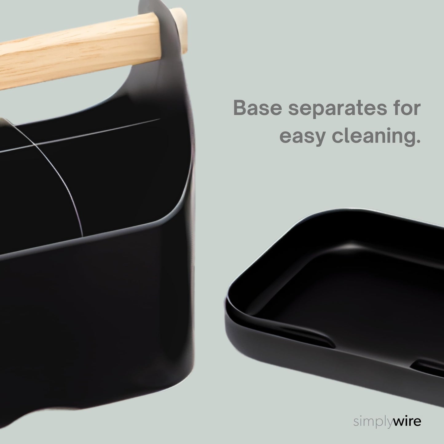 simplywire – Makeup Storage Organiser – Bathroom Caddy – White