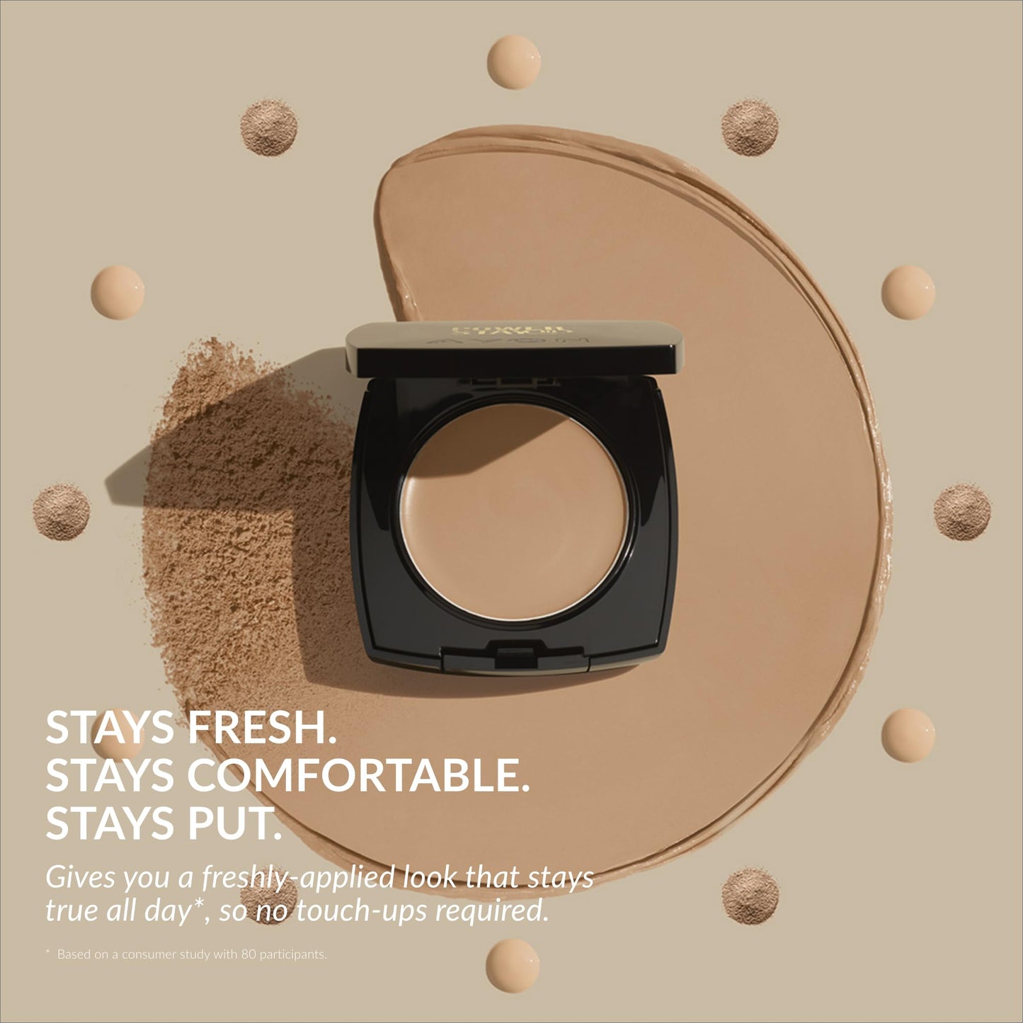 Avon True Flawless Cream To Powder Compact 3-in-1 Concealer, Foundation & Powder Nude - True Blue IQ Colour Technology