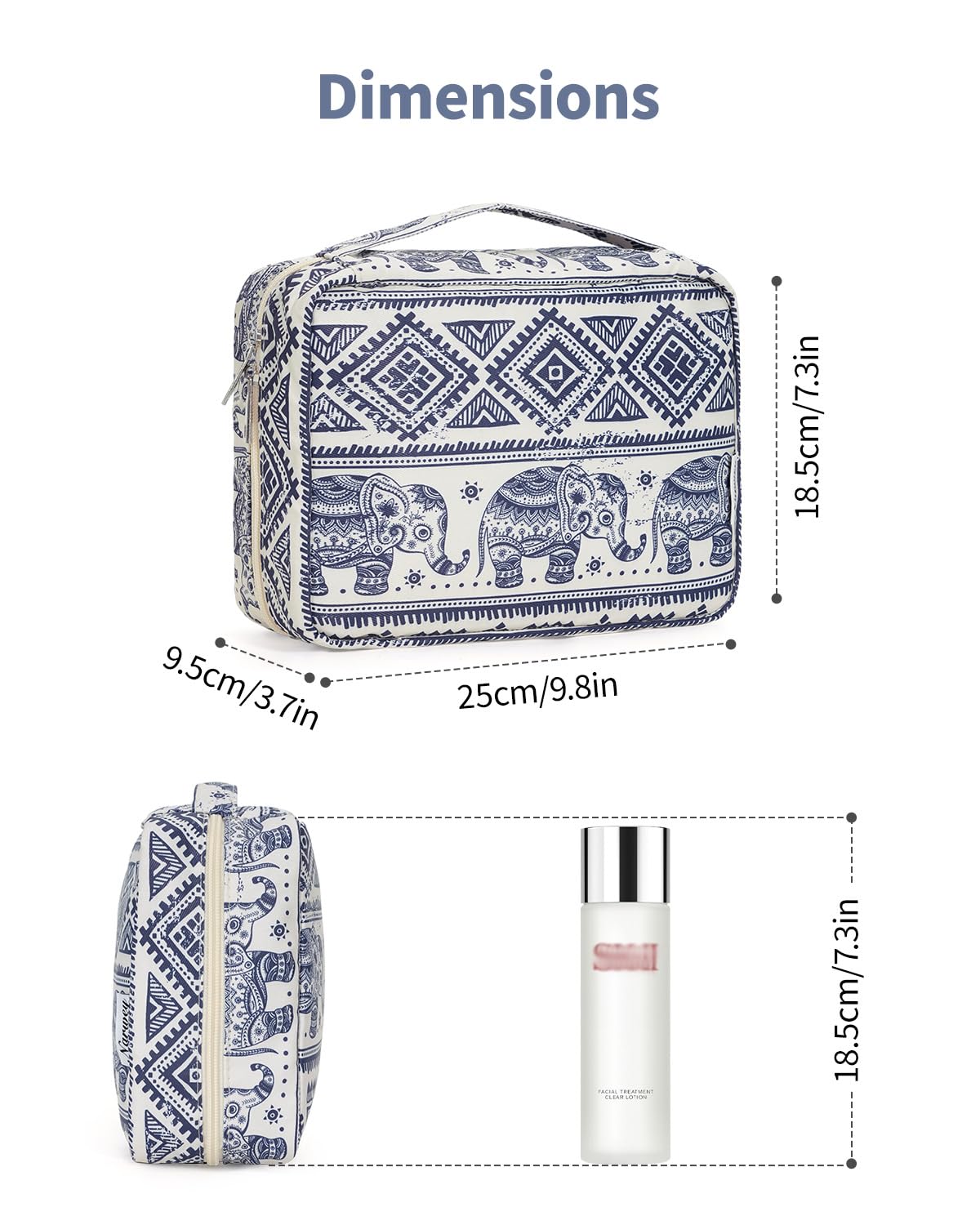 Travel Hanging Toiletry Wash Bag Makeup Cosmetic Organizer for Women Girls Kids Waterproof