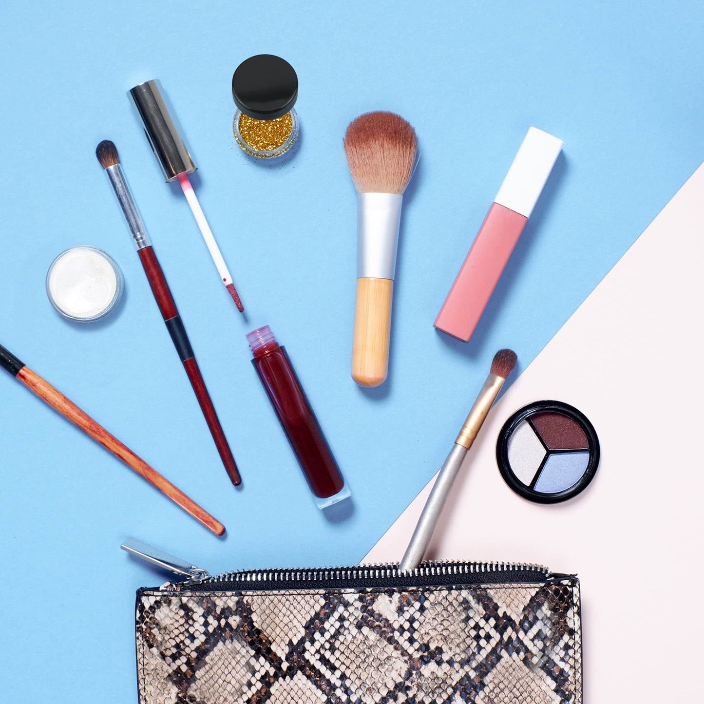 12pcs 10 Gram 10ml Jars, Sample Pots, Mini Jars With Lids, Clear Round Plastic Jar With 1 Mini Spatulas For Various Cosmetic Products, Samples， Eye Shadow Lip Balm, and Nail Powder