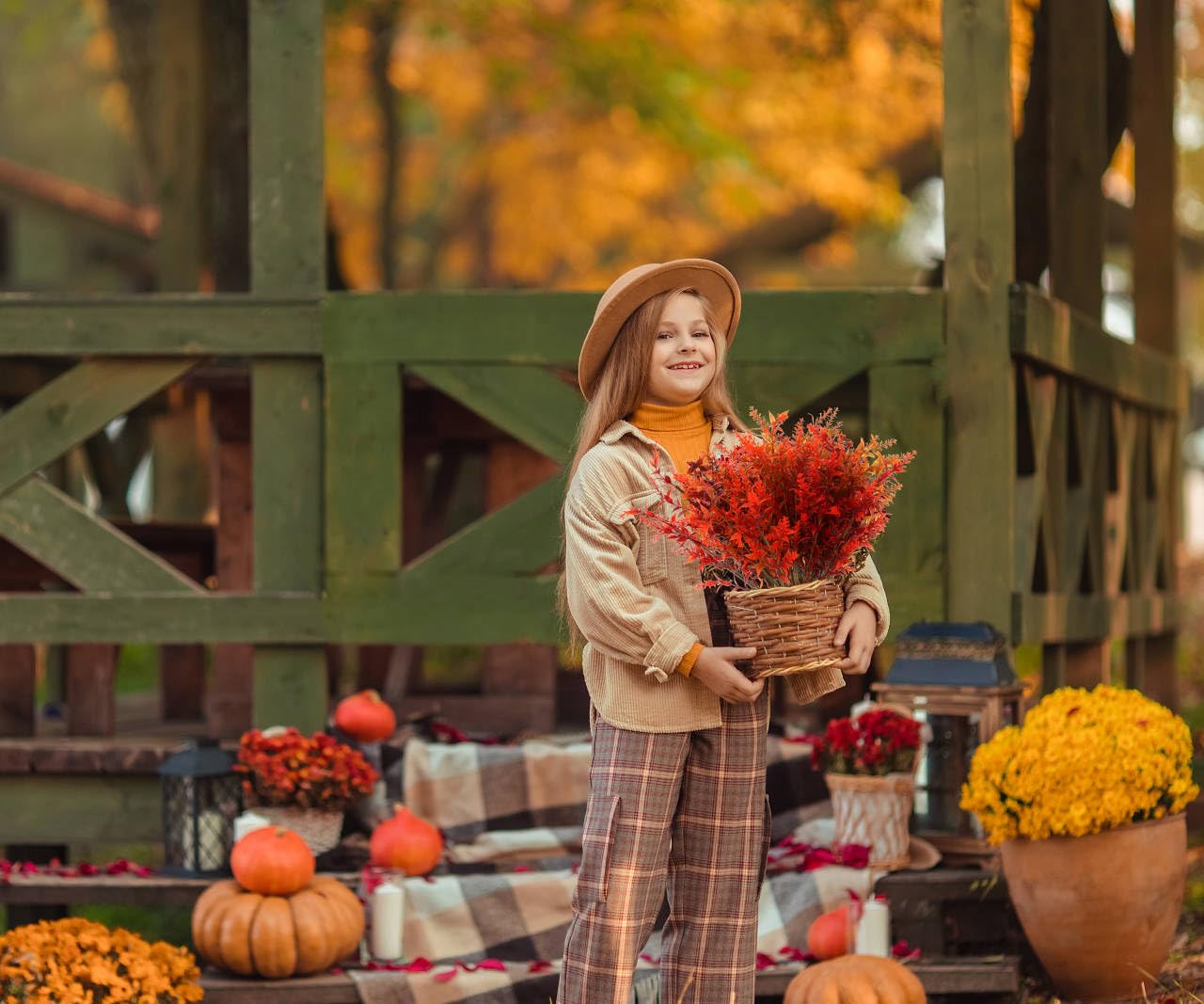 12 Bundles Artificial Fall Flowers No Fade Faux Autumn Plants,Fake Indoor Outdoor Greenery for Thanksgiving Christmas Wedding Party Home Garden Décor (Autumn)