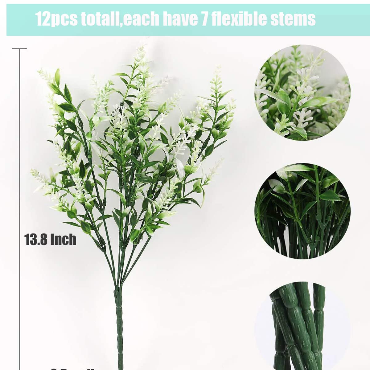 12 Bundles Artificial Fall Flowers No Fade Faux Autumn Plants,Fake Indoor Outdoor Greenery for Thanksgiving Christmas Wedding Party Home Garden Décor (Autumn)