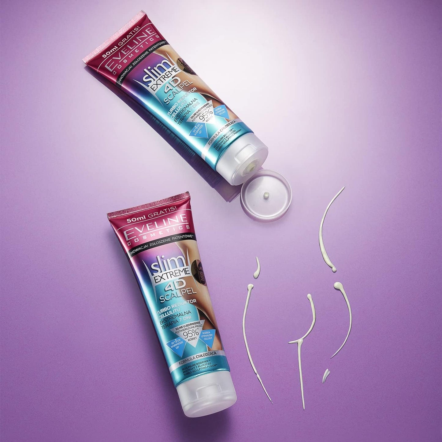 Eveline Cosmetics Slim Extreme 4D Scalpel | 250 ml | Turbo Cellulite Reducer | Reduces Fat Layer | Extreme Therapy 7 Days