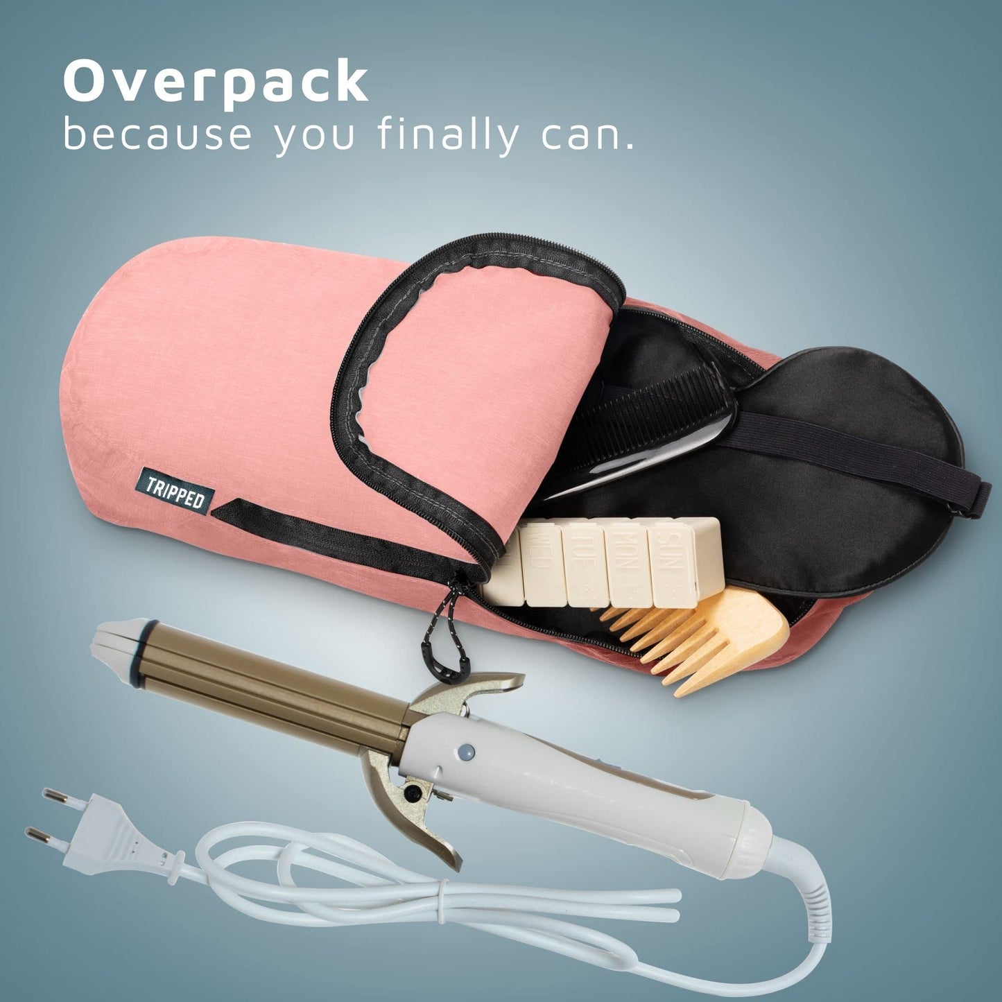 Toiletry Bag Kit Set: Hanging Travel Toiletry Bag + 311 TSA Cosmetic Liquid Bag + Ultralight Accessory Organizer Pouch, Navy, 3 Piece Toiletry Set